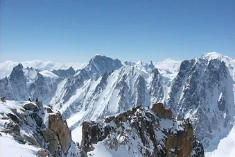 Le Massif du Mont Blanc depuis Nendaz - Vol Privatif