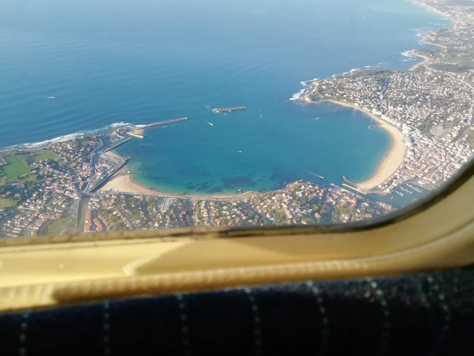 l'océan basque vu du ciel !