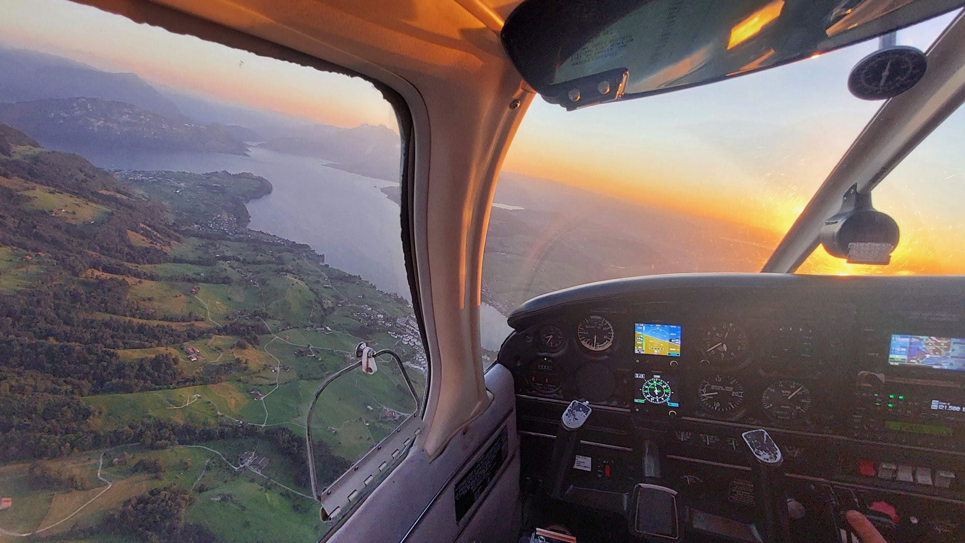 Rundflug Säntis und die Ostschweiz