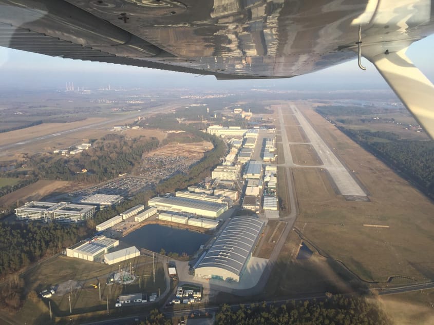 Ausflug mit Landung an einem anderen Flugplatz