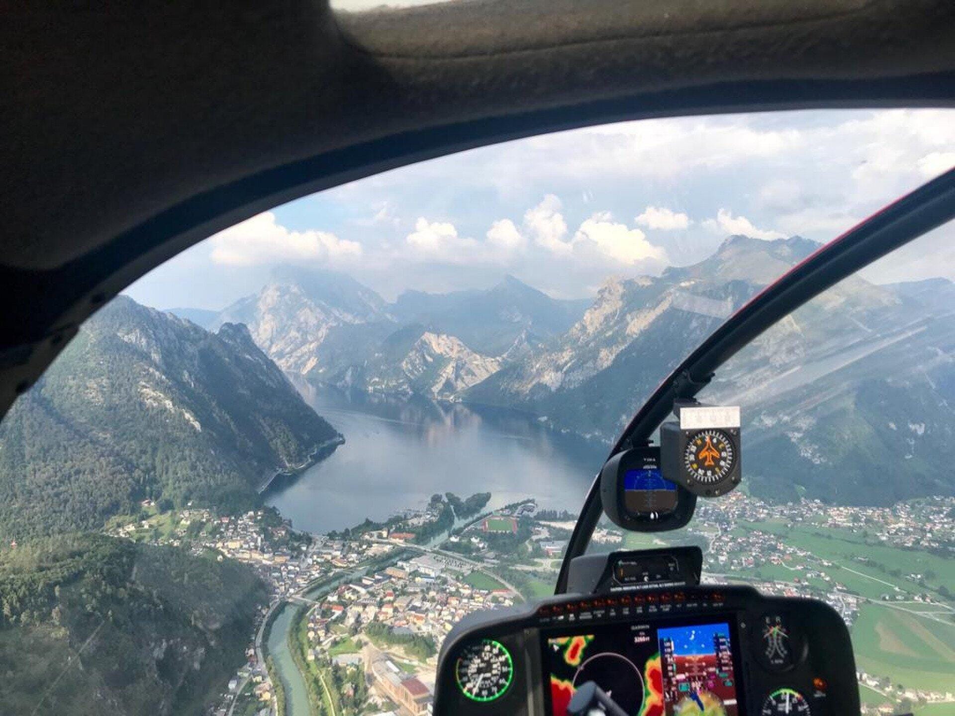 Traumflug über Wolfgangsee, Mondsee & Salzkammergut