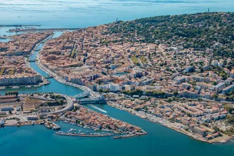 Tour de Sète en hélicoptère