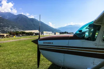 Parkingposition Airfield Locarno