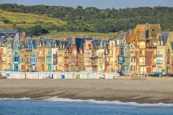Le front de mer à Mers les Bains