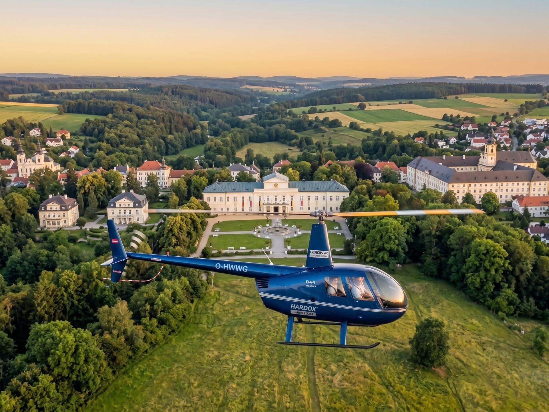 Atemberaubender Helikopter - Rundflug im Bäderdreieck