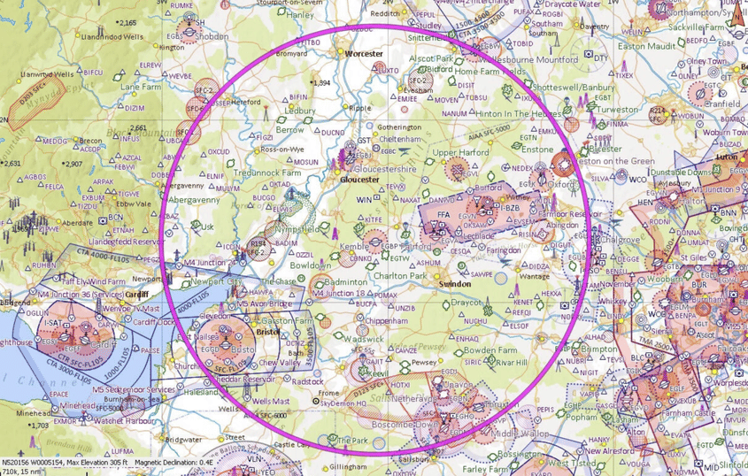 1-Hour Scenic Flight from EGBP Kemble