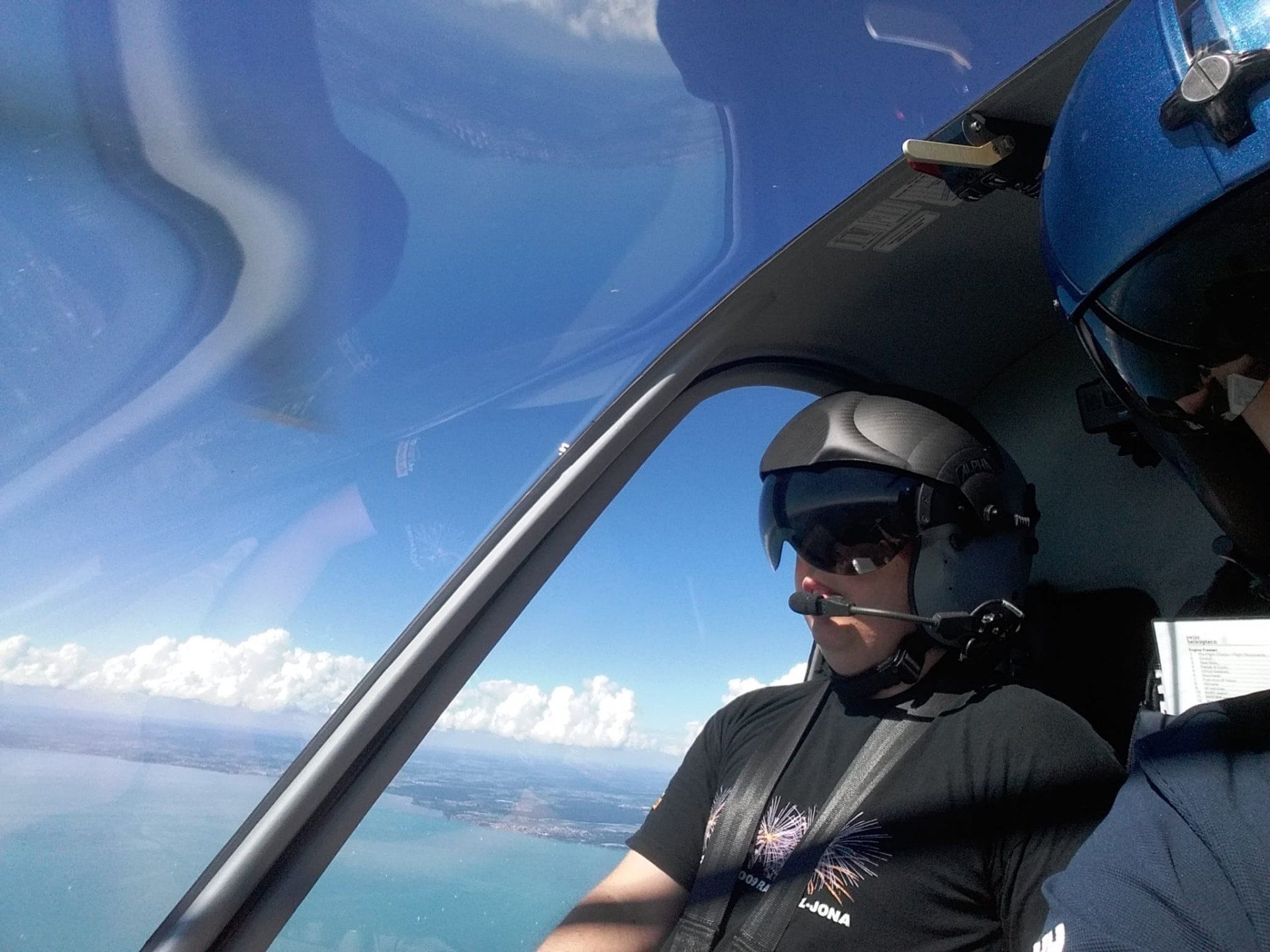 Rundflug eine Stunde mit dem Helikopter Colibri Guimbal G2