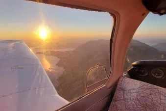 Sonnenuntergang über Luzern, Rigi Vierwaldstättersee
