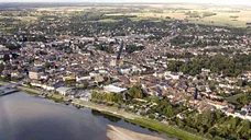 Vue aérienne de Cosnes sur Loire