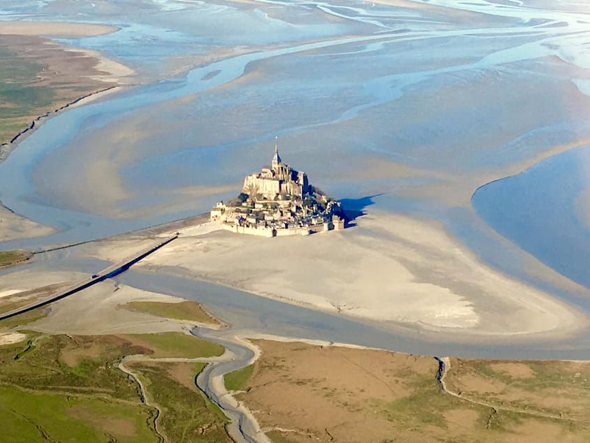 Balade aérienne à destination du Mont Saint Michel