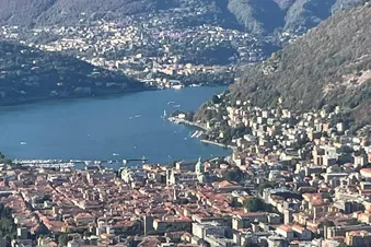 Panoramic sightseeing on Como Lake