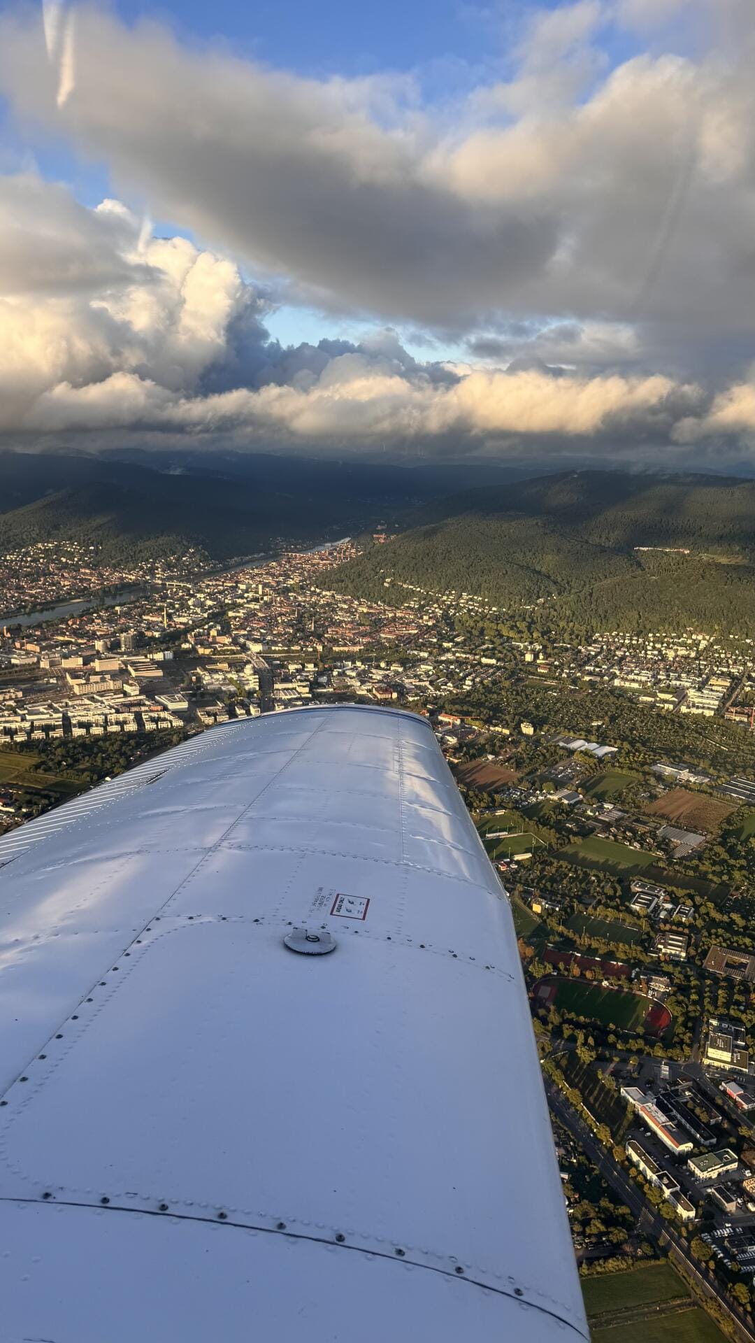 Flight over Heidelberg