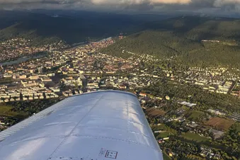Flight over Heidelberg