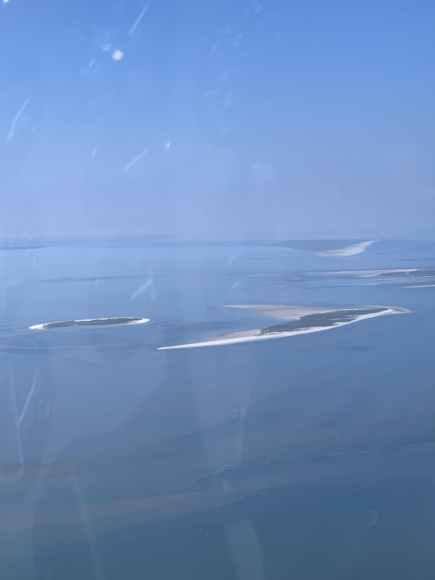 Rundflug um Borkum,  Memmert und Juist
