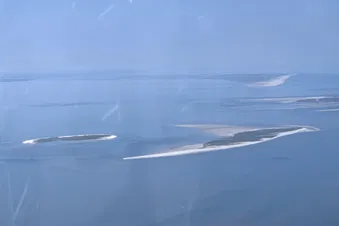 Rundflug um Borkum, Memmert und Juist