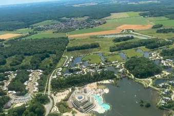 Vue aérienne Center Parcs Village Nature