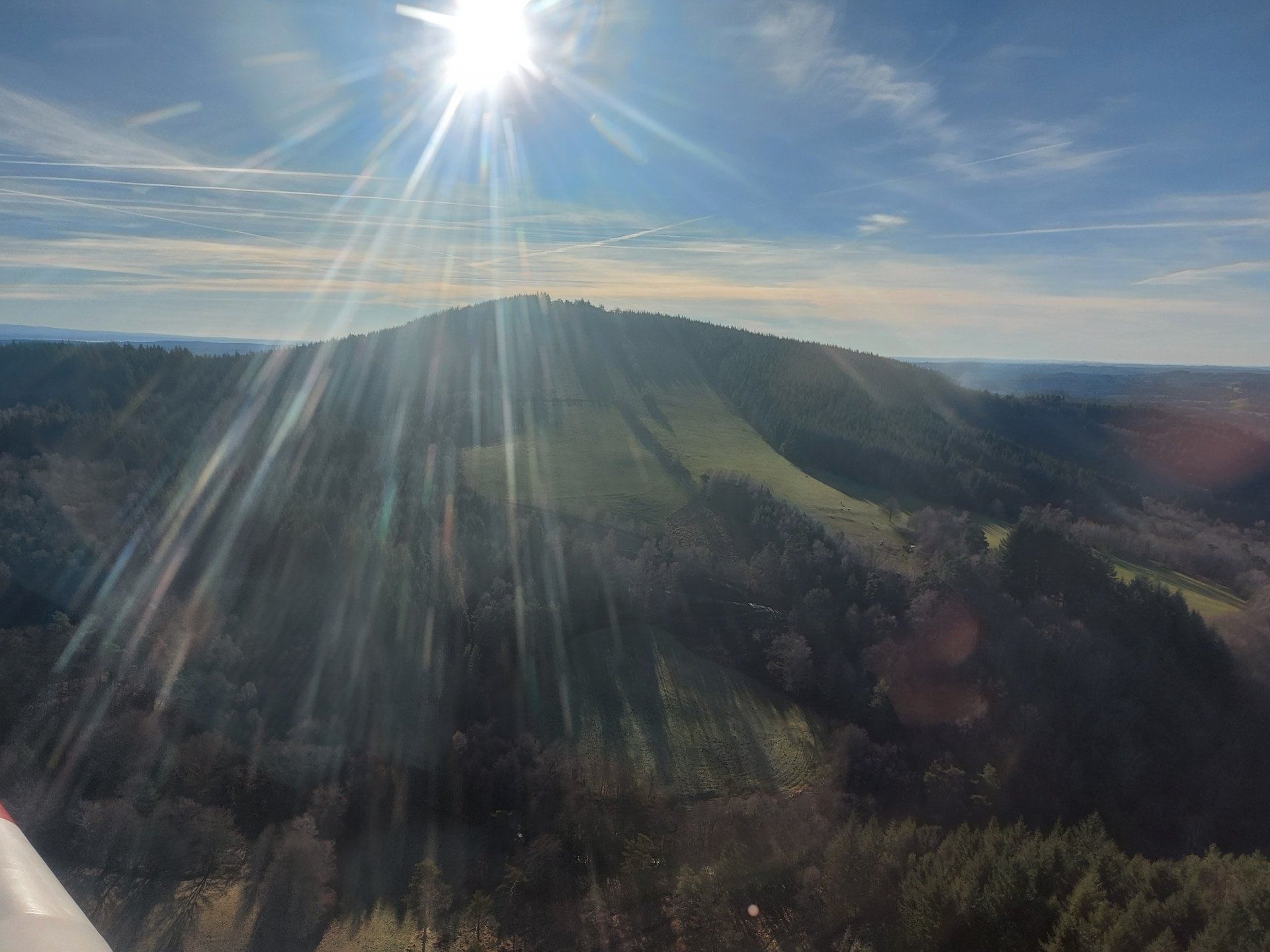 Vol Dordogne plateau du Cantal