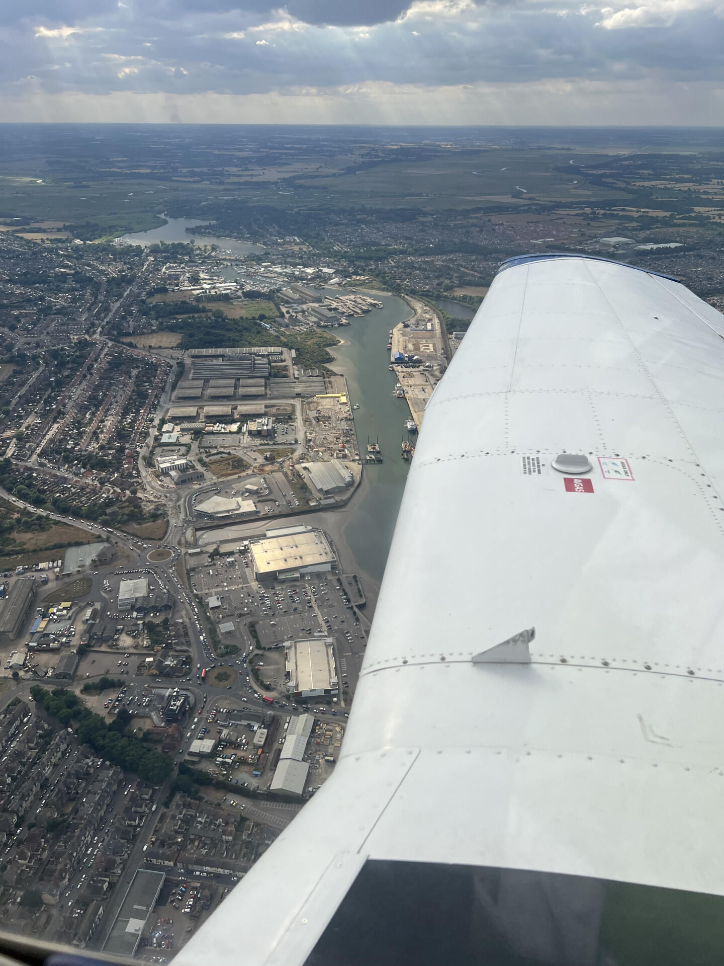 Cruising Flight Over the Coast