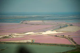 Vol Hélico - Aigues-Mortes, Salins du Midi - R66