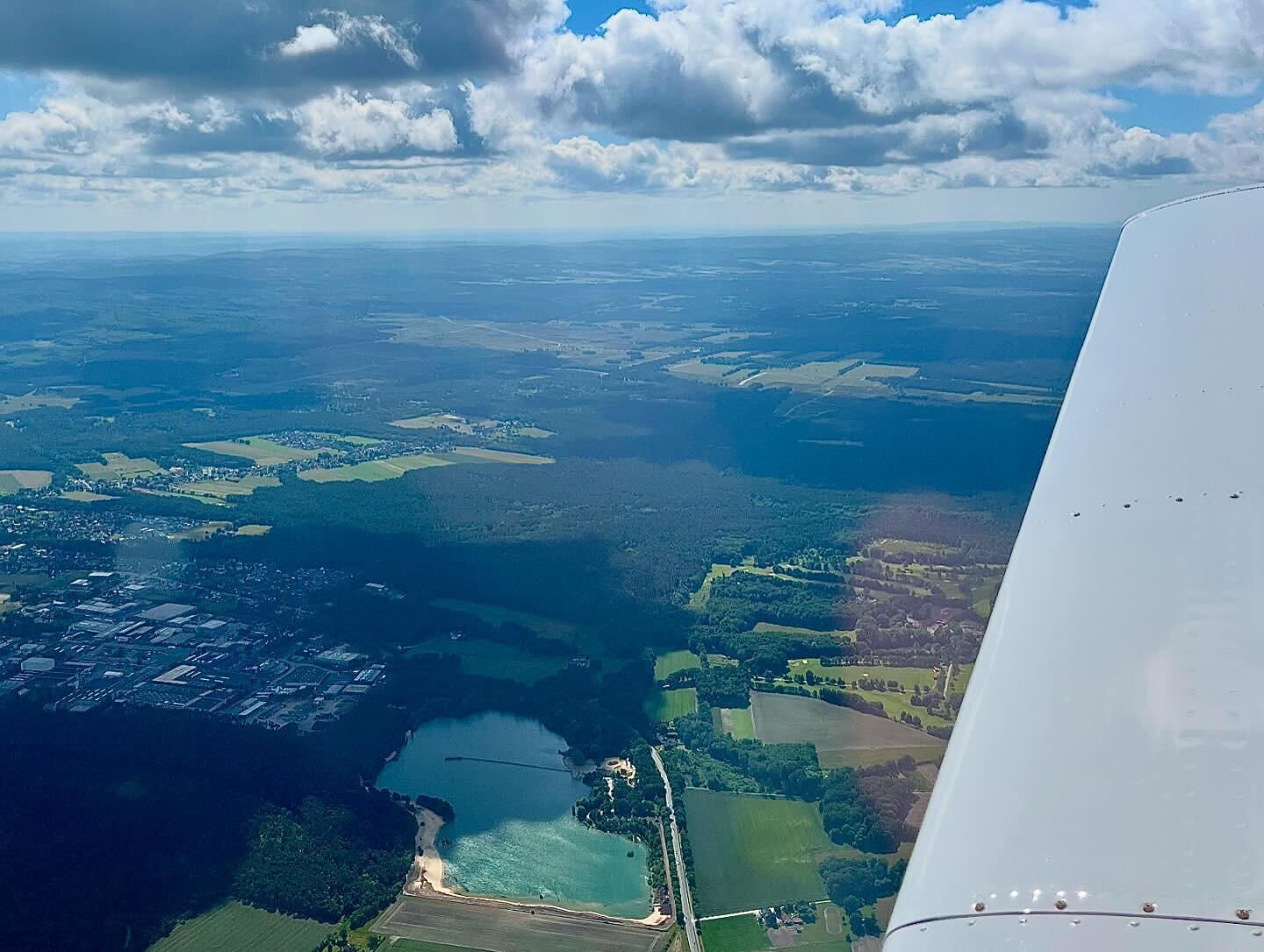 Rundflug über das Münsterland