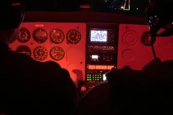 NIGHTFLIGHT🌃 SKYLINE/ Nachtflug Frankfurt