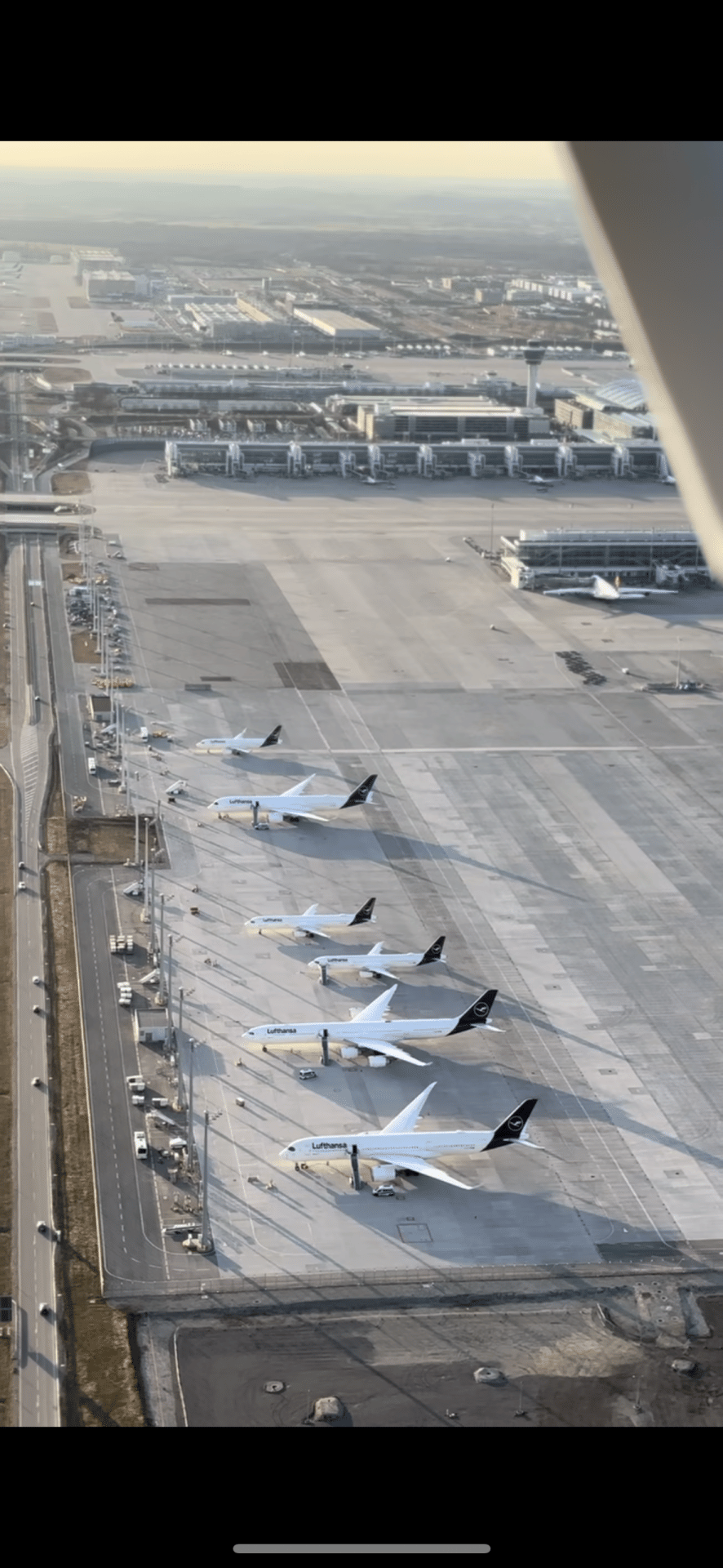 Zwischen großen Jets über München