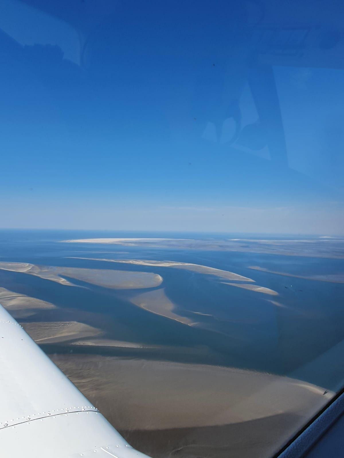 Rundflug entlang der Nordsee - optimal für 2 Passagiere