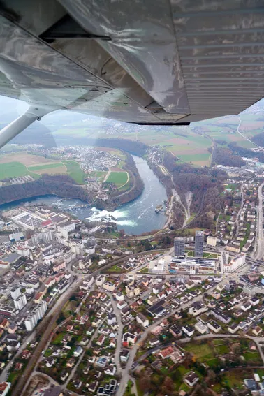 Rundflug Rheinfall und malerischer Bodensee