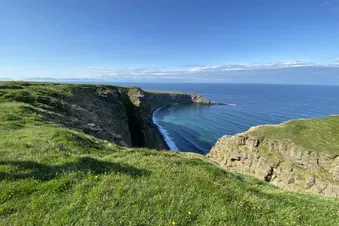 Grímsey island in the Arctic stopover adventure (flight)