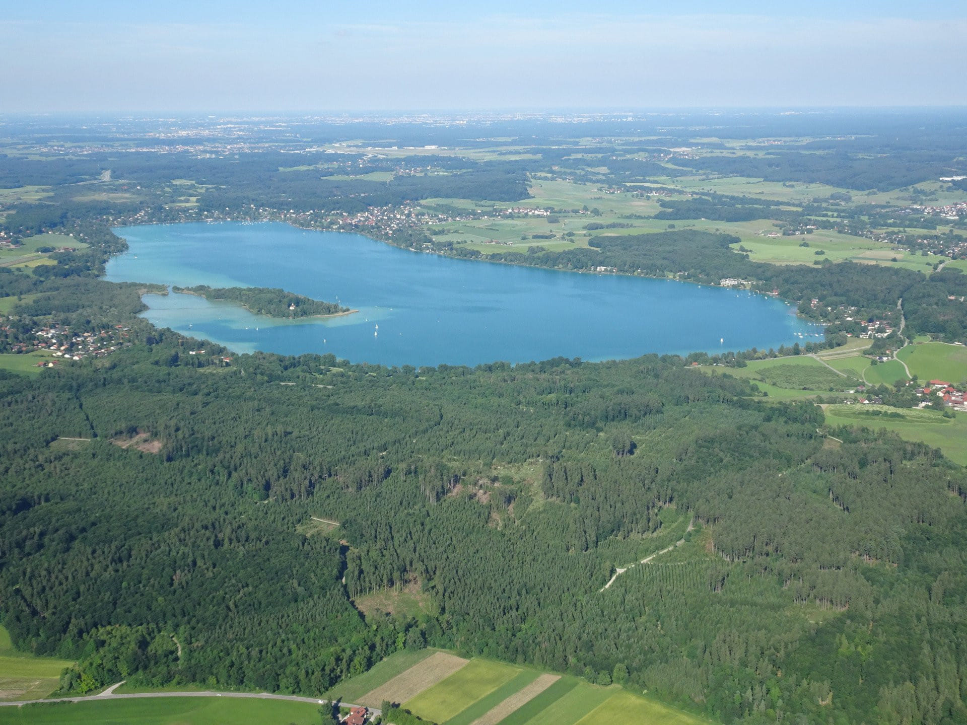 Die Bayerischen Seen von oben