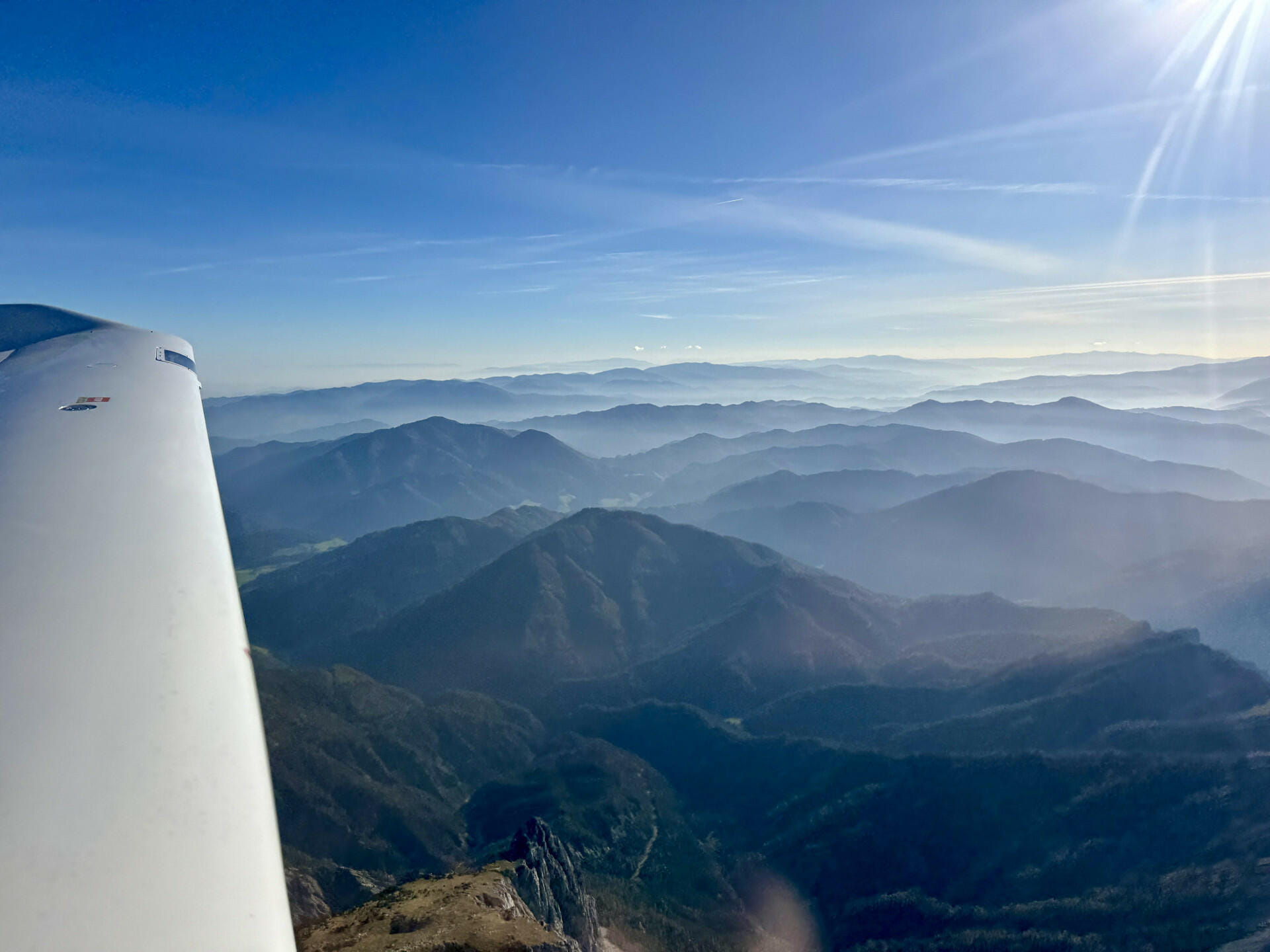 Rundflug Hochschwab über Rax und Schneeberg