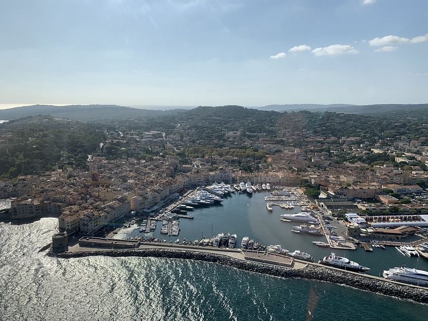 Survol du Golfe de Saint-Tropez, Pampelonne, Porquerolles