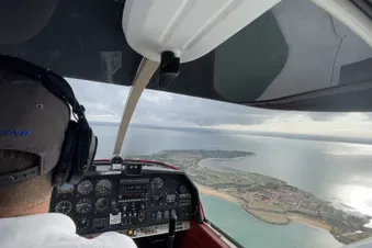 Balade aérienne jusqu'à Fort Boyard