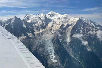 Mont Blanc Rundflug