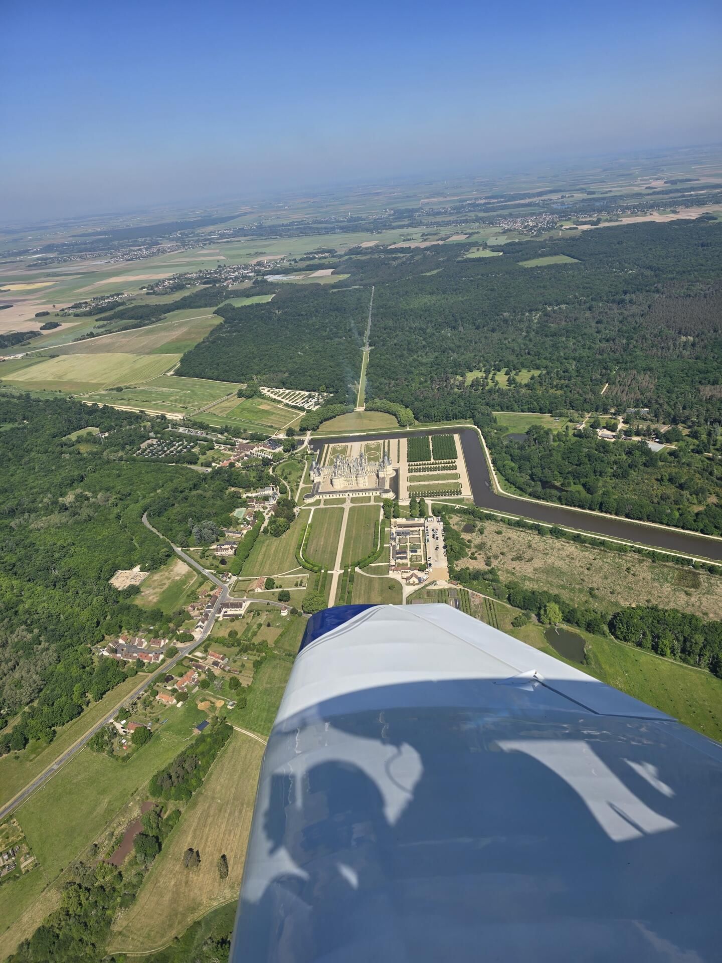 Les Châteaux de la Loire vus du ciel