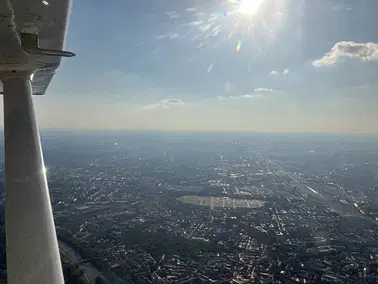 Entdecke die bayrischen Seen und München aus der Luft