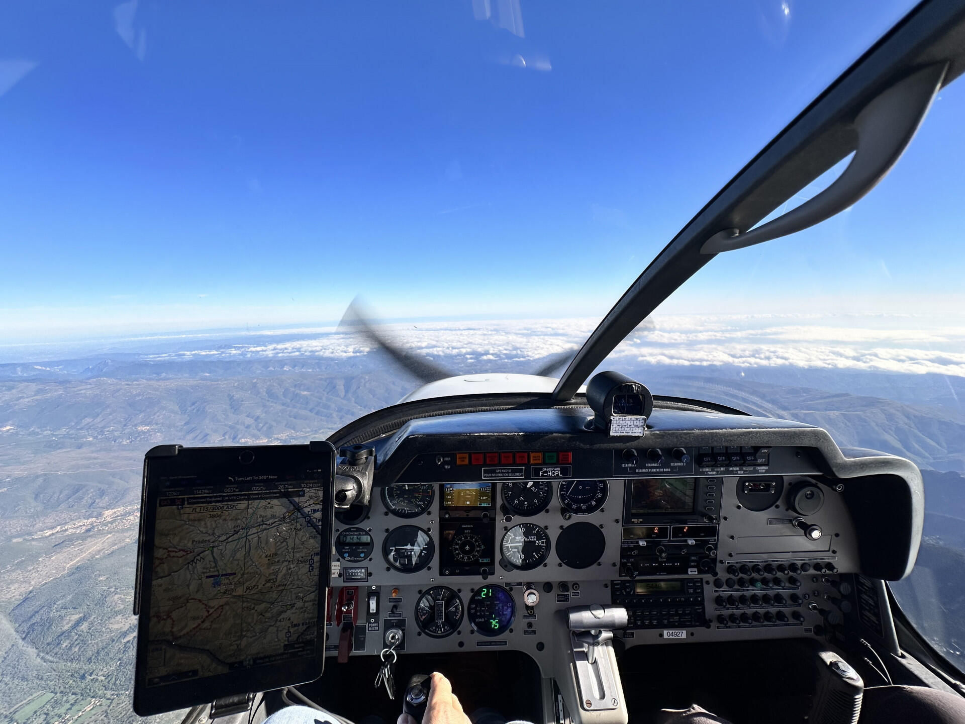 Vol au FL110 (11.000ft)