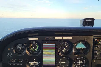 Vol au dessus de l'ouest Parisien