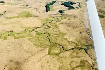 Balade aérienne sur le plateau de l'Aubrac