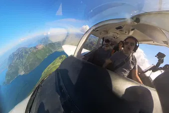 Ausflug nach Locarno - Hinflug - Aufenthalt - Rückflug