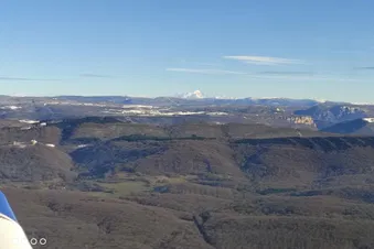 Mont-blanc vue des Dombes