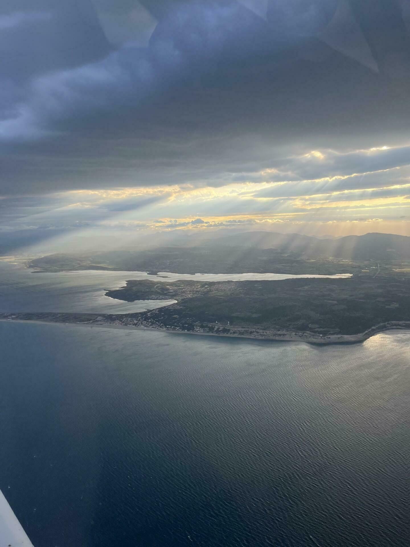 Vue aérienne Falaise de Leucate