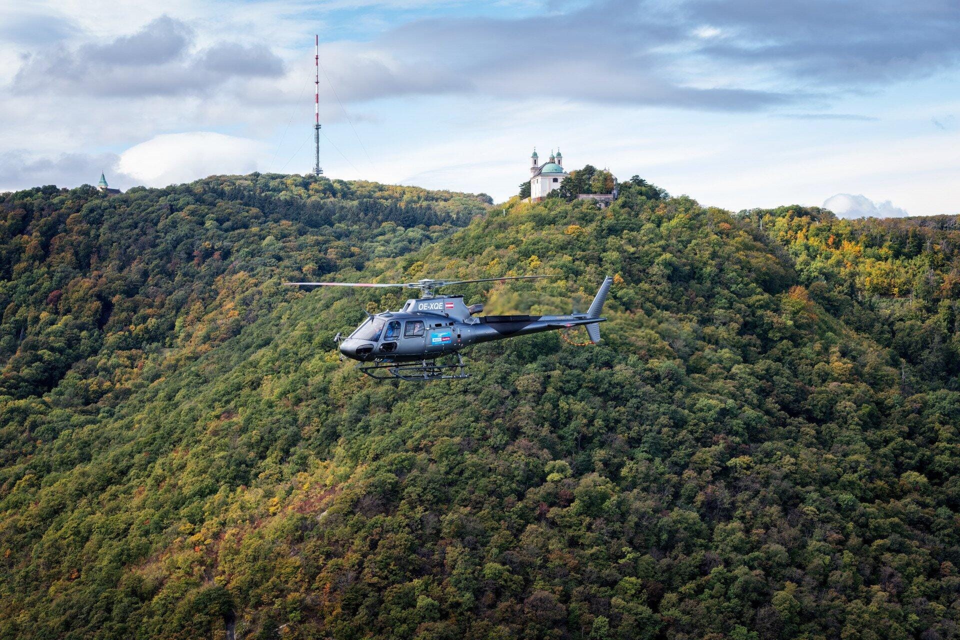 Wien und südliche Umgebung im Hubschrauber (3 Sitze)