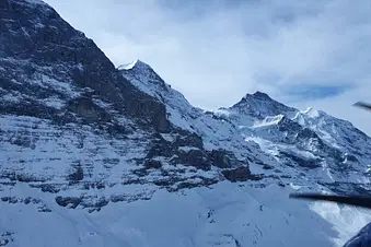 Scenic flight to Jungfrau