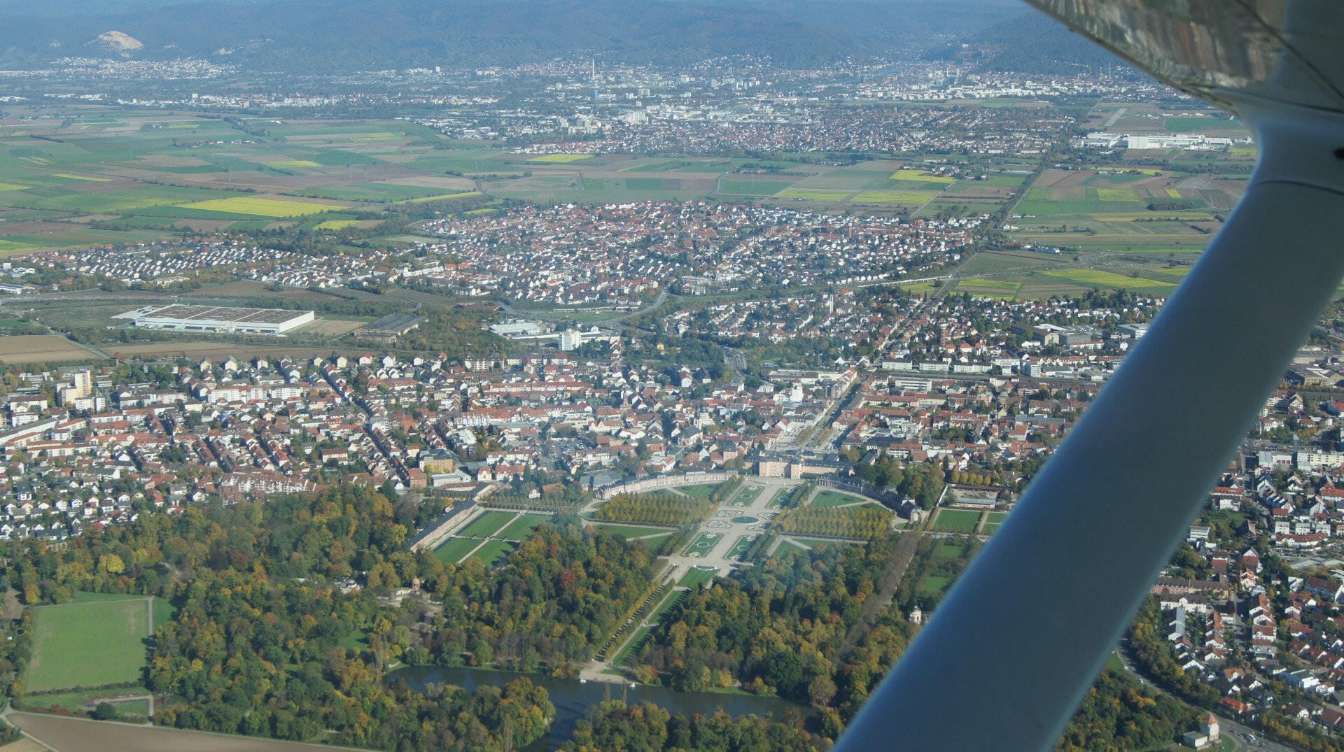 Erlebnisflug Hockenheimring, Heidelberg und Bergstrasse