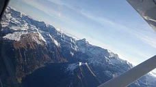 Excursion flight from Buttwil to Samedan
