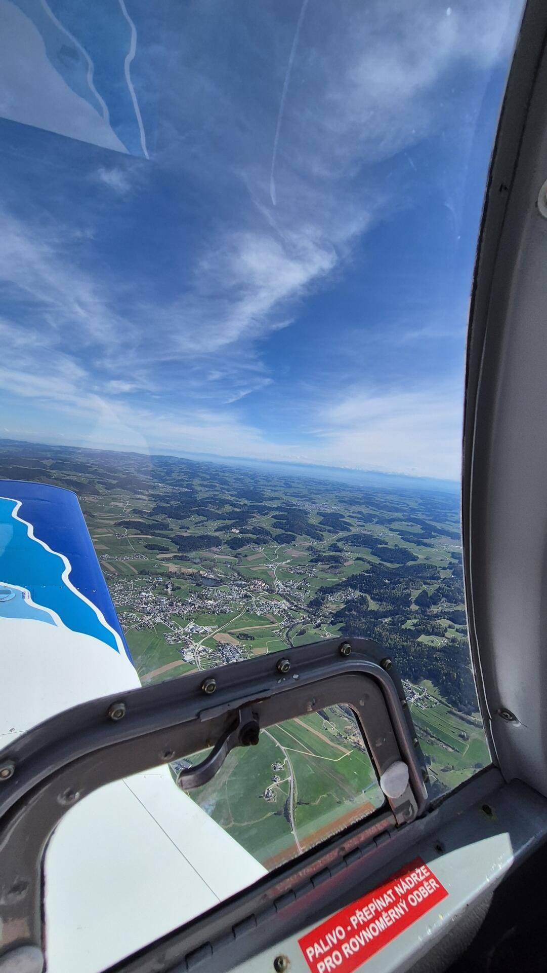 Sightseeing flight from Příbram for up to 3 passengers