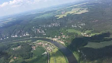Sächsische Schweiz und Dresden - Rundflug -