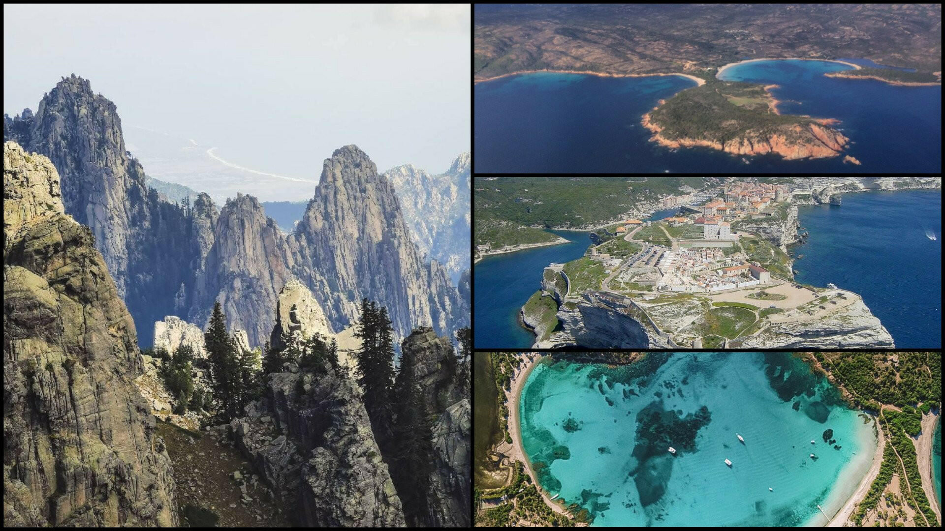 Survol - Corse du sud / Mer et montagne