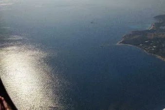 Survol maritime au large de Saint-Tropez